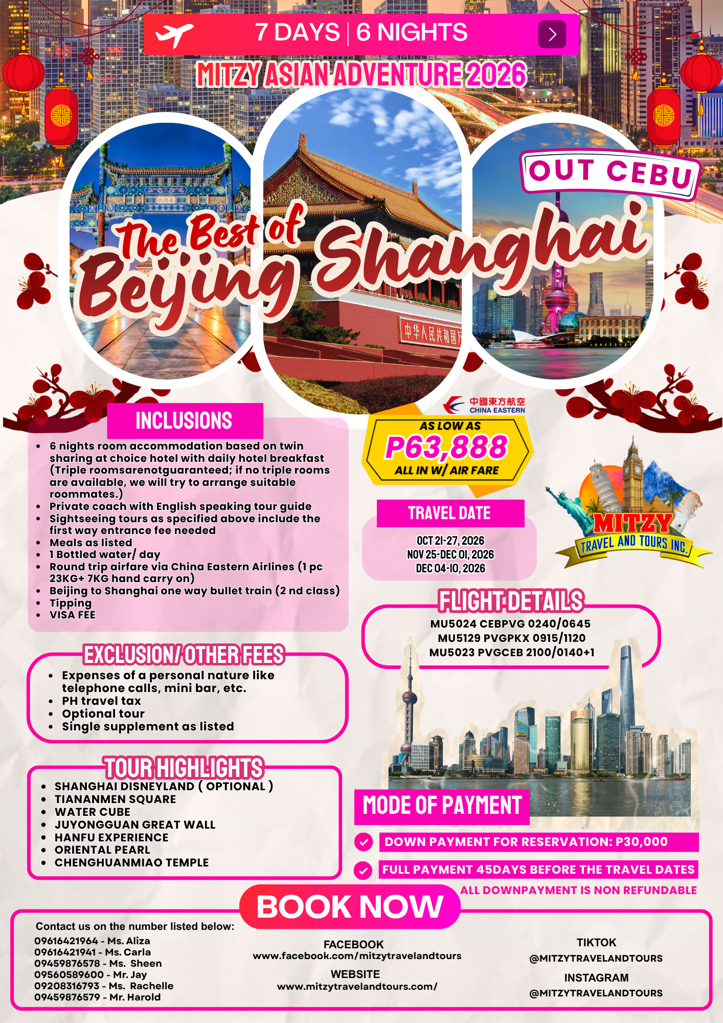The Best of Beijing Shanghai (OUT CEBU)