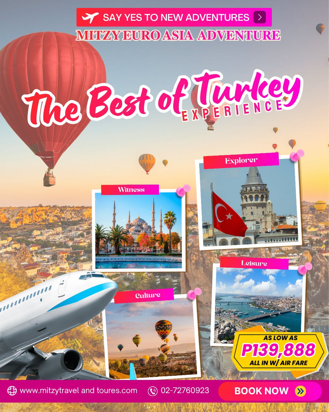 11D/10N The Best of Turkey